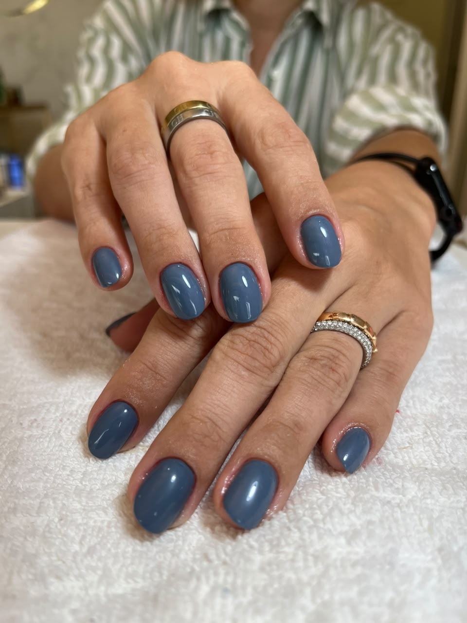 Trabalho de unhas em gel