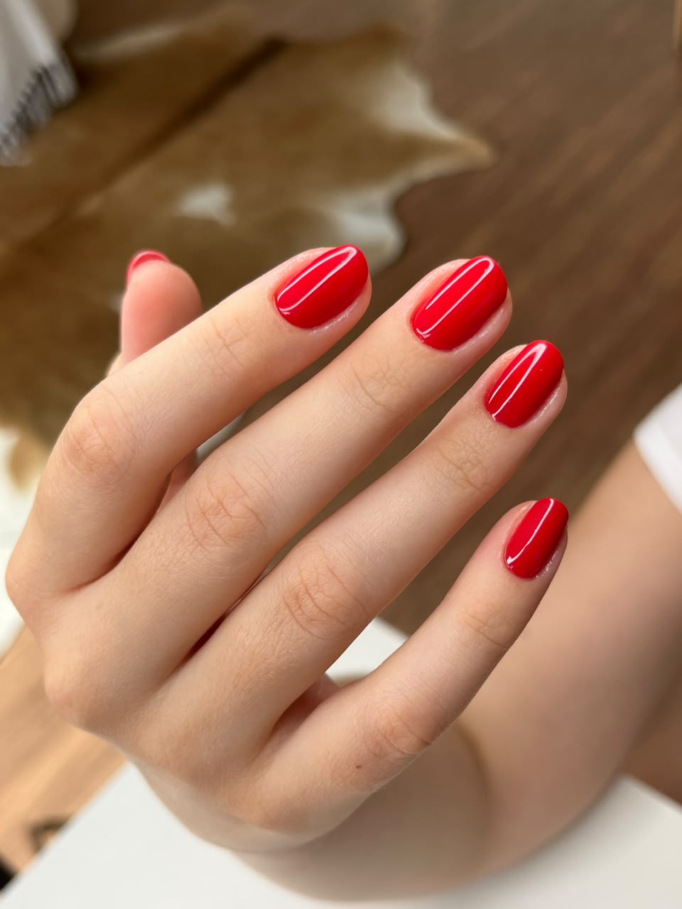 Trabalho de unhas em gel
